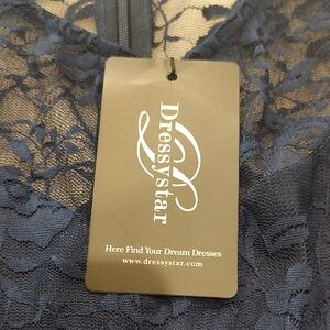 Dressystar Navy Lace Dress